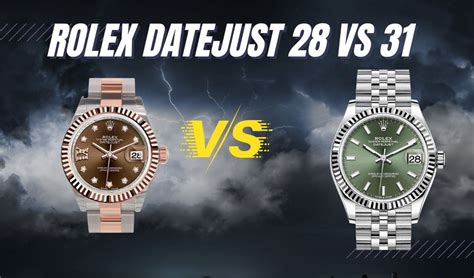 rolex 28mm vs 31mm|rolex datejust lady 31 price.